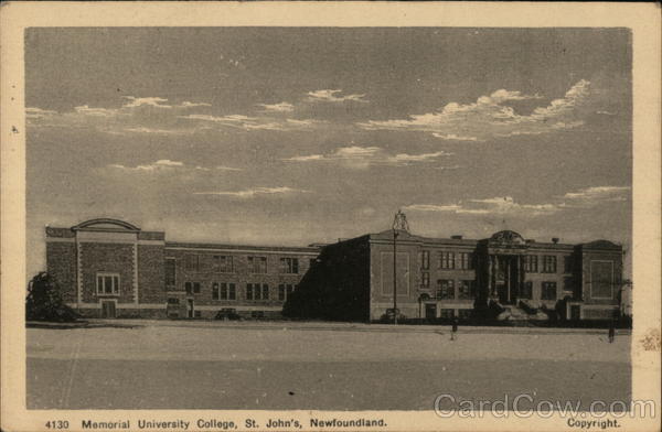 Memorial University College St. John's NL Canada Newfoundland and Labrador