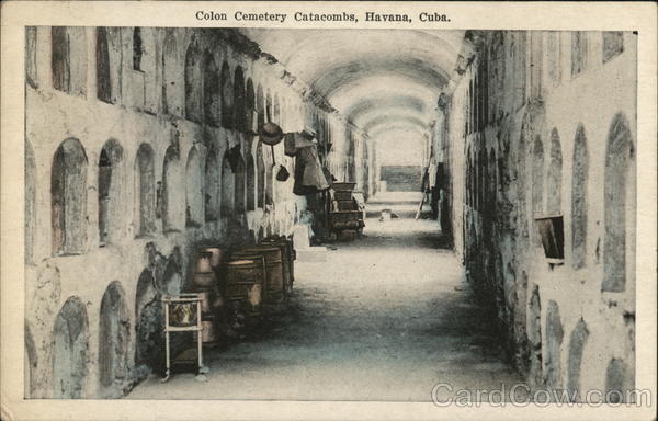 Colon Cemetery Catacombs Havana Cuba