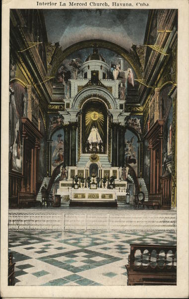 Interior, La Merced Church Havana Cuba