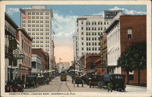 Forsyth Street, Looking West Jacksonville Florida