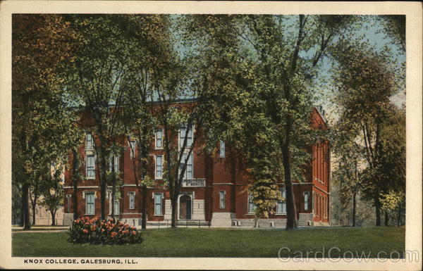 View of Knox College Galesburg Illinois