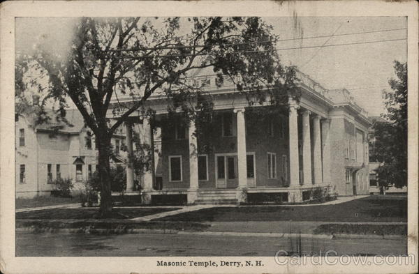 Masonic Temple Derry New Hampshire
