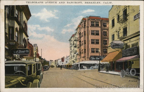 Telegraph Avenue and Bancroft Berkeley California