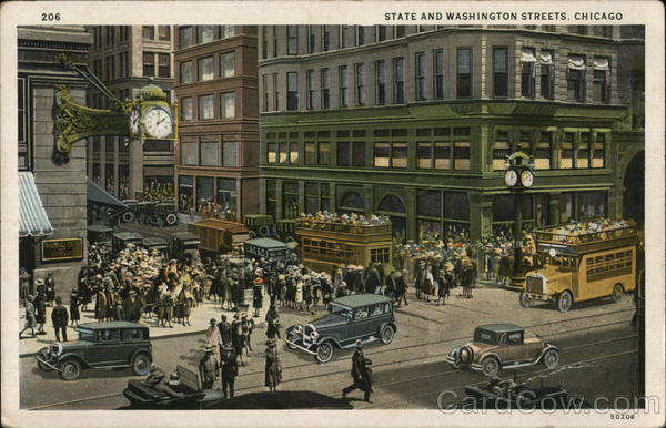 State and Washington Streets Chicago Illinois