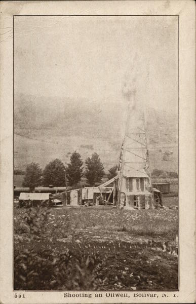 Shooting an Oilwell Bolivar New York