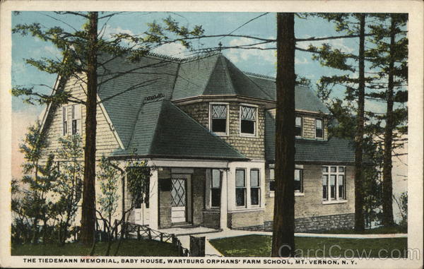 The Tiedemann Memorial, Baby House, Wartburg Orpha's Farm School Mount Vernon New York