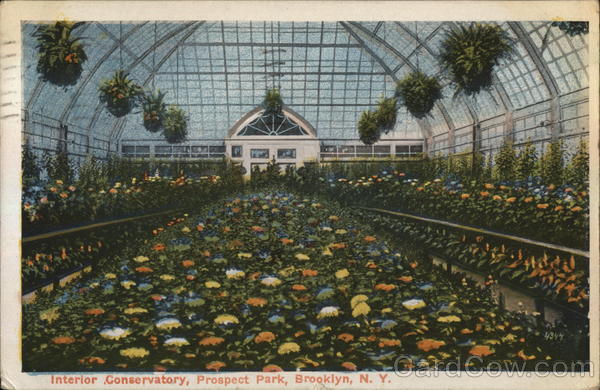 Interior Conservatory, Prospect Park Brooklyn New York