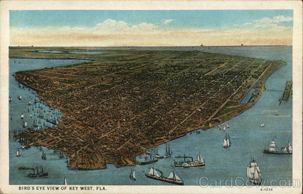 Bird's Eye View Key West Florida