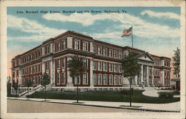 John Marshall High School, Marshall and 8th Streets Richmond Virginia