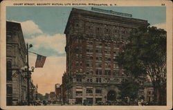 Court Street, Security Mutual Life Building Binghamton, NY Postcard Postcard Postcard