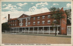 Premier Mineral Baths, "The Old Original" Postcard