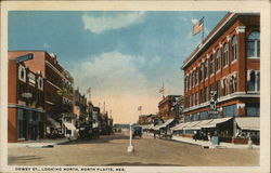 Dewey St., Looking North Postcard