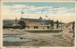 Southern Pacific Depot Postcard