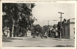 Guilford Center Looking East Connecticut Postcard Postcard Postcard