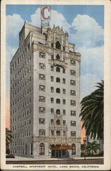 Campbell Apartment Hotel Long Beach, CA Postcard Postcard Postcard