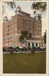 New City Hall Long Beach, CA Postcard Postcard Postcard