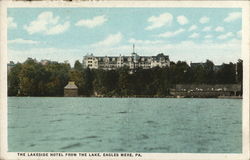 The Lakeside Hotel from the Lake Postcard