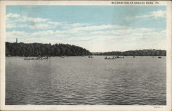 Recreation Eagles Mere, PA Postcard Postcard Postcard