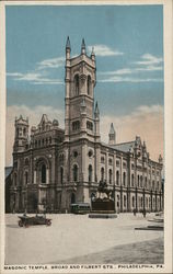 Masonic Temple, Broad and Filbert Sts. Masonic Temple, Broad and Filbert Sts.