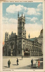Masonic Temple Postcard