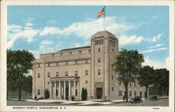 Masonic Temple Binghamton, NY Postcard Postcard Postcard