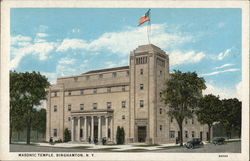 Masonic Temple Postcard