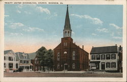 Trinity United Evangelical Church Postcard