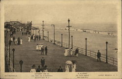 Boardwalk Long Beach, NY Postcard Postcard Postcard