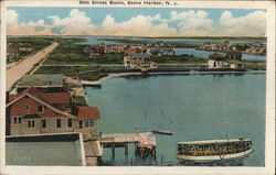 96th Street Basin Stone Harbor, NJ Postcard Postcard Postcard