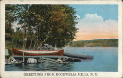 Greetings From Rockwells Mills, N.Y. New York Postcard Postcard Postcard