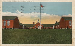 Peace Dale School House Rhode Island Postcard Postcard Postcard