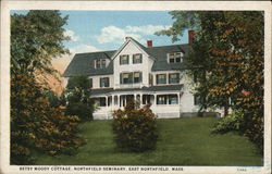 Betsy Moody Cottage, Northfield Seminary East Northfield, MA Postcard Postcard Postcard