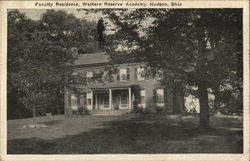 Faculty Residence, Western Reserve Academy Hudson, OH Postcard Postcard Postcard