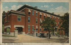 Hospital Pottsville, PA Postcard Postcard Postcard