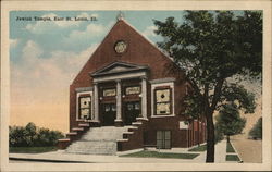 Jewish Temple, East St. Louis, IL Postcard Postcard Postcard