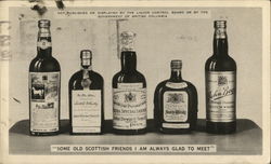 Some Old Scottish Friends I am Always Glad to Meet Postcard