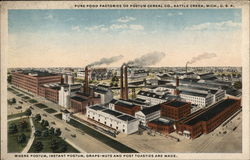 Pure Food Factories Of Postum Cereal Co. Battle Creek, MI Postcard Postcard Postcard