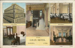Gran Hotel Havana, Cuba Postcard Postcard Postcard