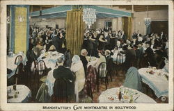 Brandstatter's Cafe Montmartre Hollywood, CA Postcard Postcard Postcard