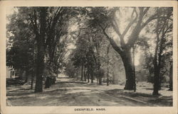 Street Scene Deerfield, MA Postcard Postcard Postcard