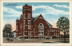 M.E. Church Coffeyville, KS Postcard Postcard Postcard