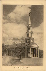 Storrs Congregational Church Connecticut Postcard Postcard Postcard