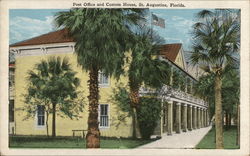 Post Office and Custom House St. Augustine, FL Postcard Postcard Postcard