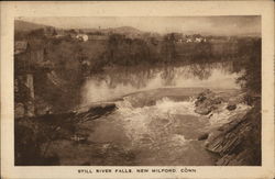 Still River Falls New Milford, CT Postcard Postcard Postcard