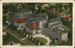 St. Mary's College, Air View, Rear Postcard