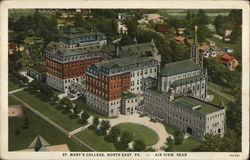 St. Mary's College, Air View, Rear North East, PA Postcard Postcard Postcard