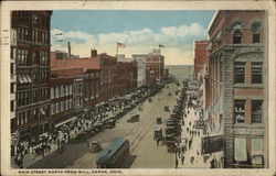 Main Street North from Mill Akron, OH Postcard Postcard Postcard