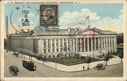 US Treasury and Washington Monument US Treasury and Washington Monument