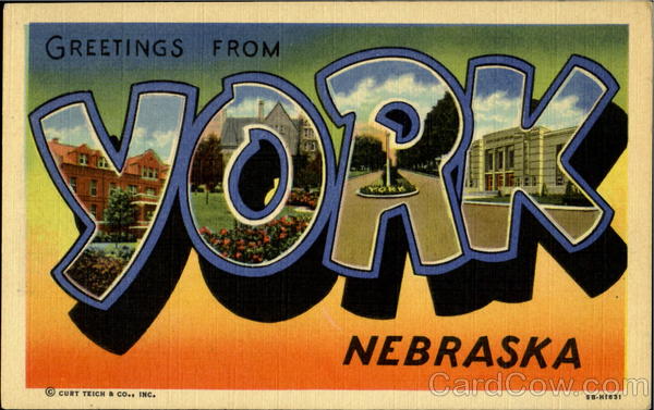 Greetings From York Nebraska