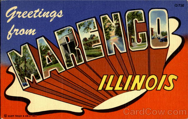 Greetings From Marengo Illinois